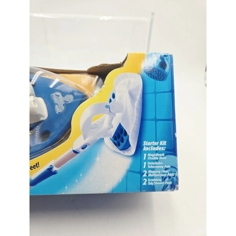 NEW Mr Clean Magic Reach All In One Cleaning Tool Starter Kit Detachable Pole